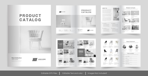 Vector product catalog or catalogue design