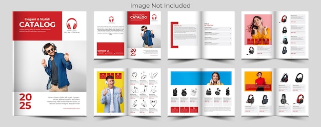 Product catalog or catalogue template design