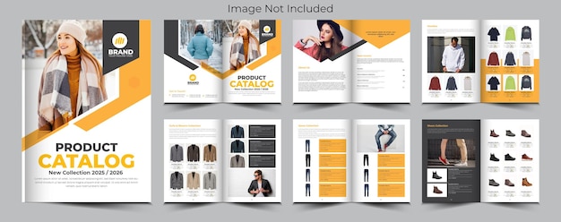 Product catalog or catalogue template design