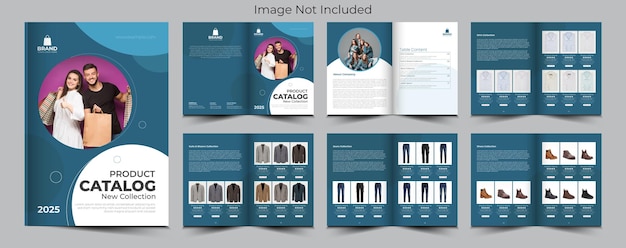 Product catalog or catalogue template design