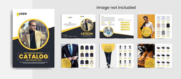 Product catalog or catalogue template design