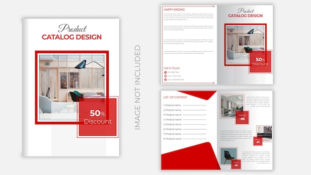 Product catalogue design template