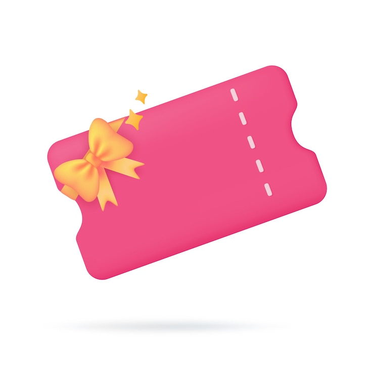 Vector product discount voucher promotion festive special offer 3d illustration