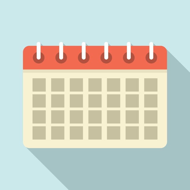 product manager calendar icon flat illustration of product manager calendar vector icon for web design