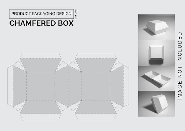 Product Packaging Design chamfered box
