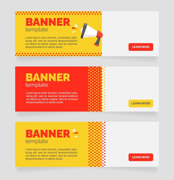 Product purchase horizontal web banner design template. Vector flyer with text space. Advertising placard with customized copyspace. Promotional printable poster for advertising. Graphic layout