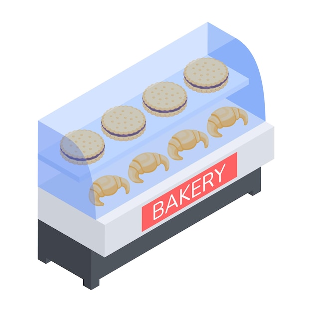 Product showcases isometric icon