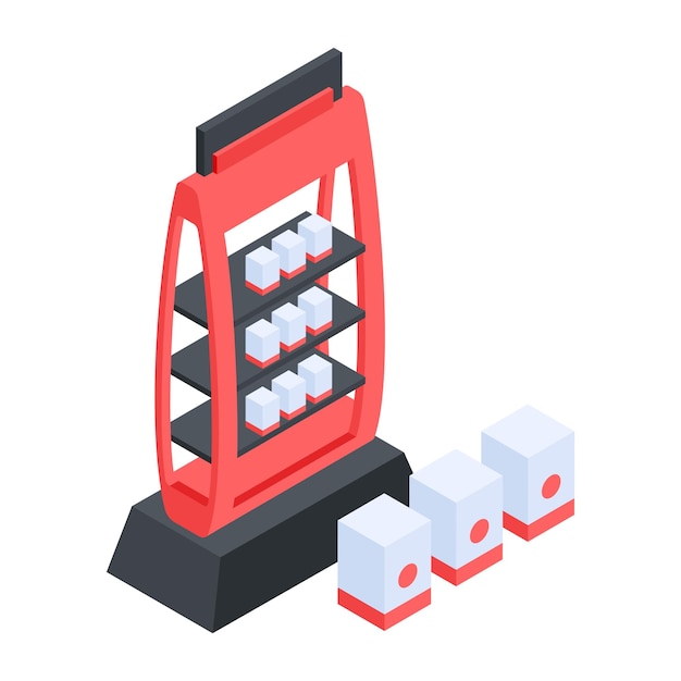 Product Showcases Isometric Icon