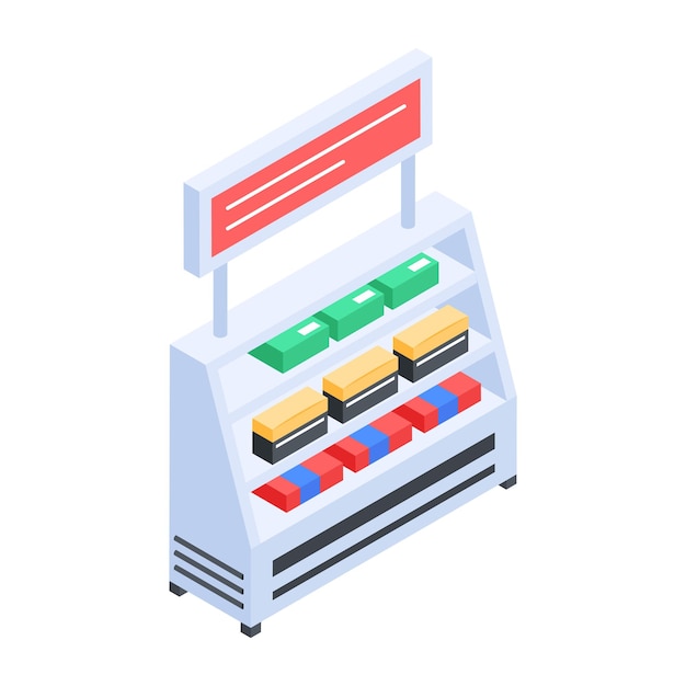 Product Showcases Isometric Icon