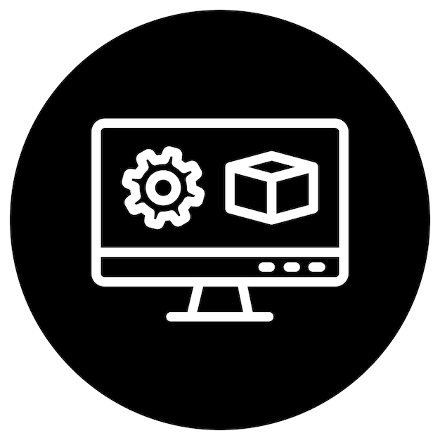 제품 터 아이콘 디자인 일러스트레이션