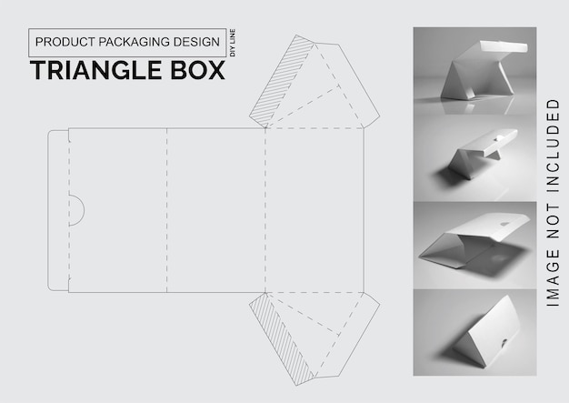 PRODUCT VERPAKKING ONTWERP DRIEHOEK DOOS