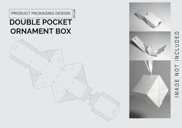 Product Verpakking Ontwerp dubbele zak ornamentdoos