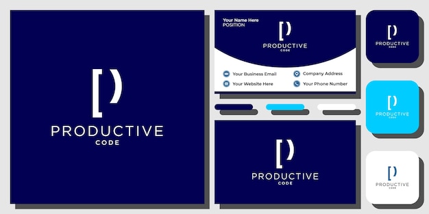 Productive Code software systeem veiligheid beveiliging actief met sjabloon voor visitekaartjes