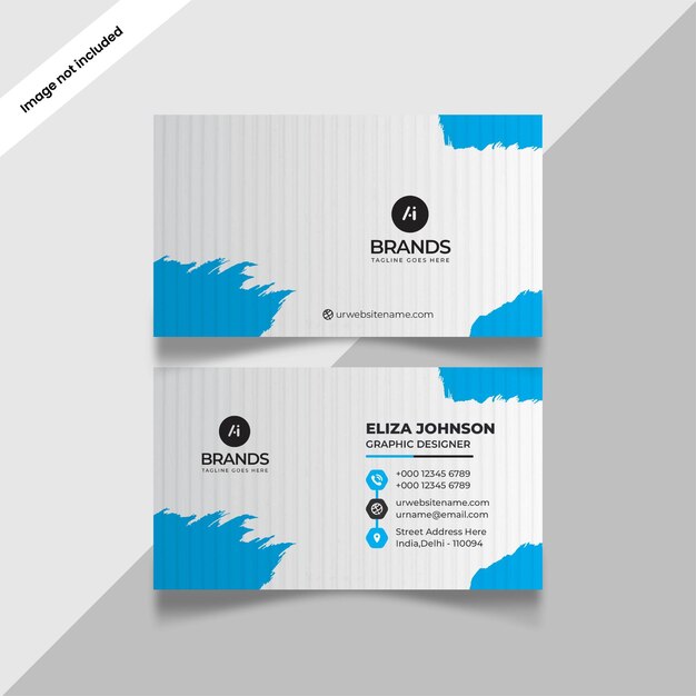 Profession Professional modern clean minimal business card or visiting card design