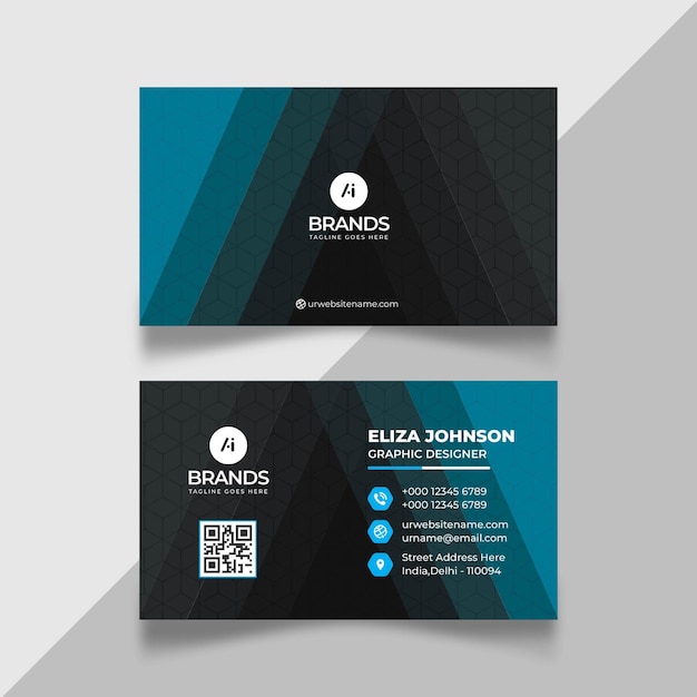 Profession Professional modern clean minimal business card or visiting card design