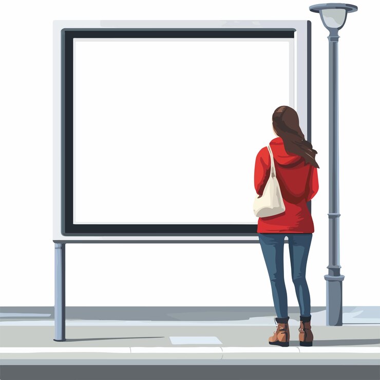 Vector professional advert design over white background vector illustration