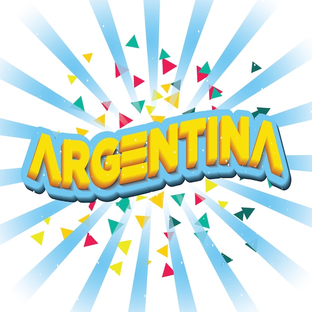 Профессиональный векторный дизайн Аргентины