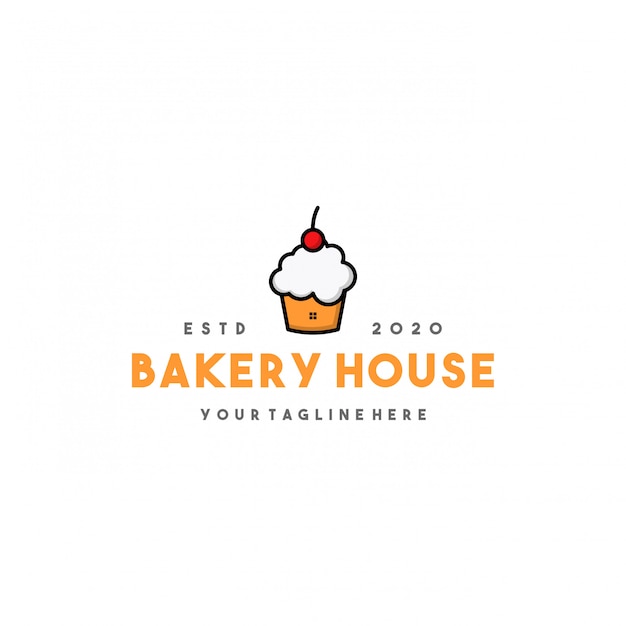 professional bakery house logo design