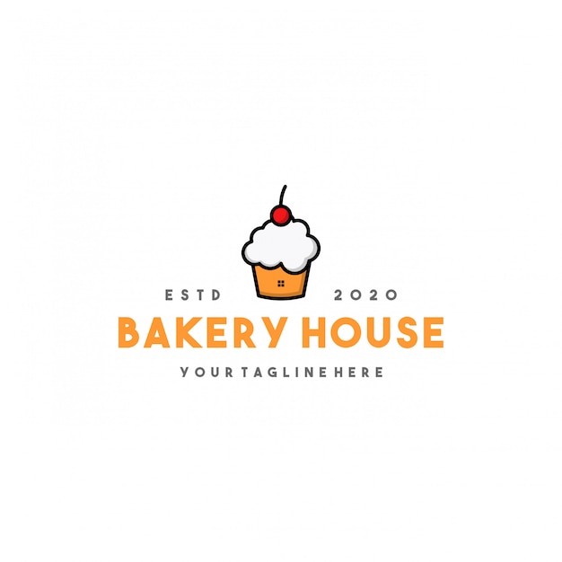 Professional bakery house logo design