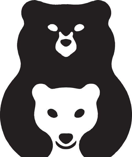 Vector professional bear logo templates