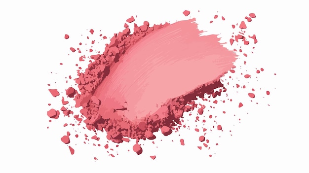 Professional Blush and Bright Makeup Wide Angle Centered Composition