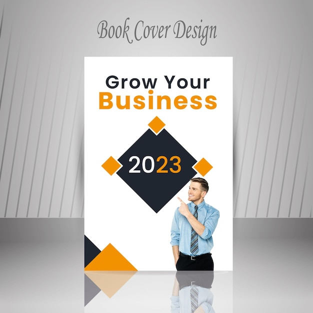 Professional business annual book cover design