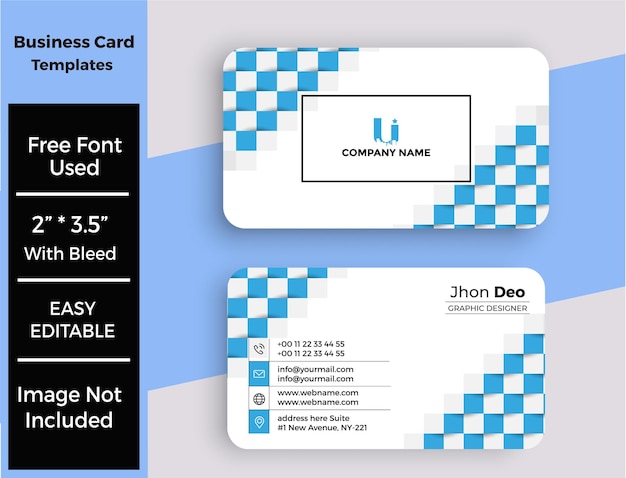 Professional business card design 2022