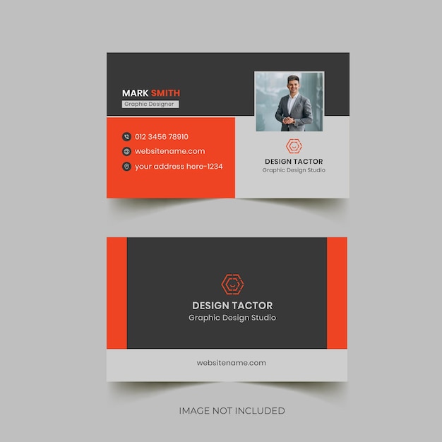 Professional business card design template