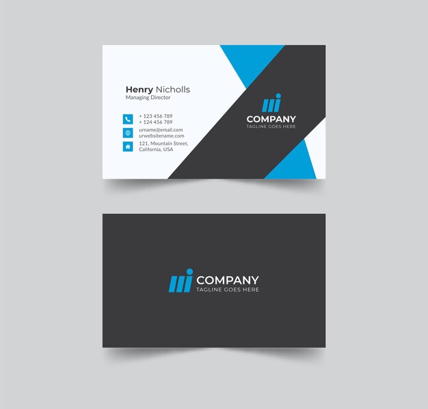 Professional business card design