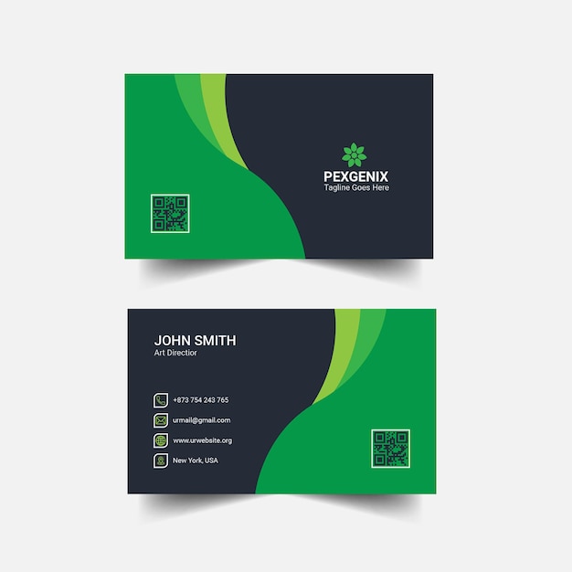 Vector professional business card design