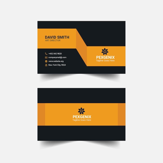 Vector professional business card design