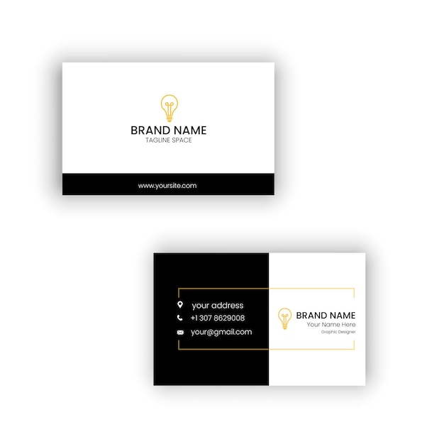 Professional business card design