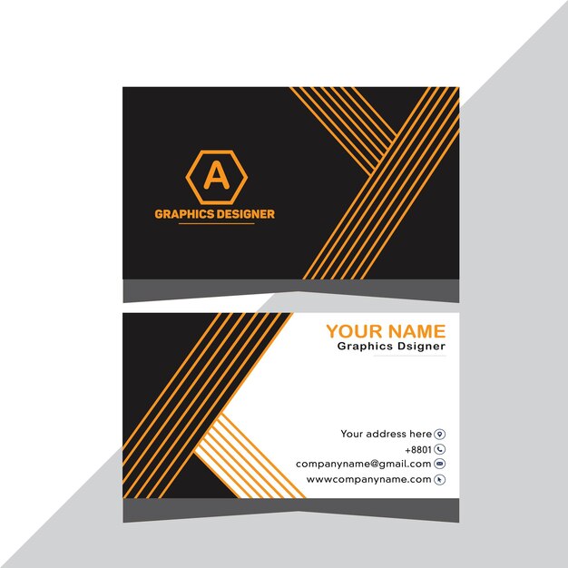 Professional business card design