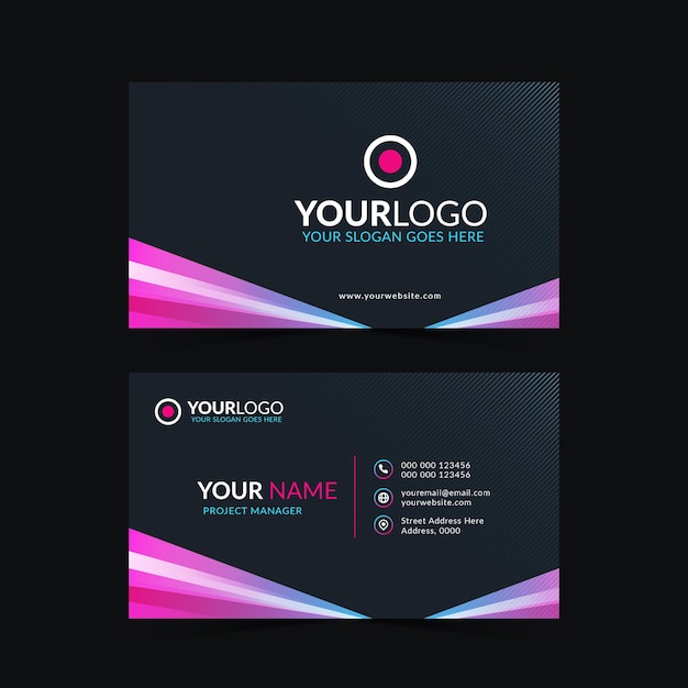 Professional business card design