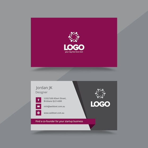 Professional business card and letterhead design