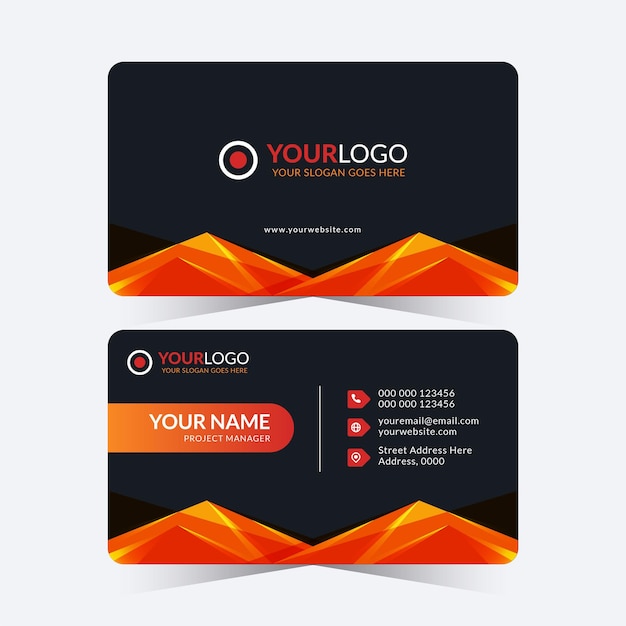 Professional business card Template business card design