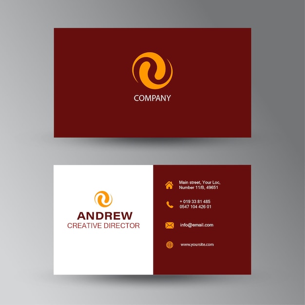 professional business card template design company business card corporate business card