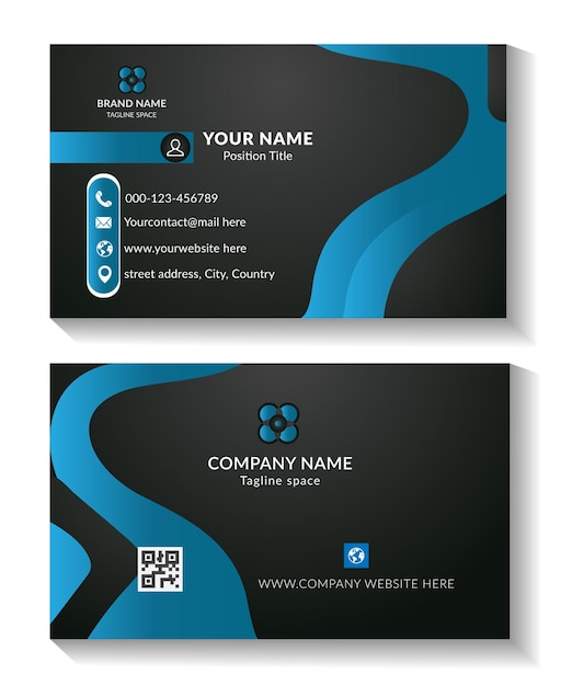 Professional business card template design