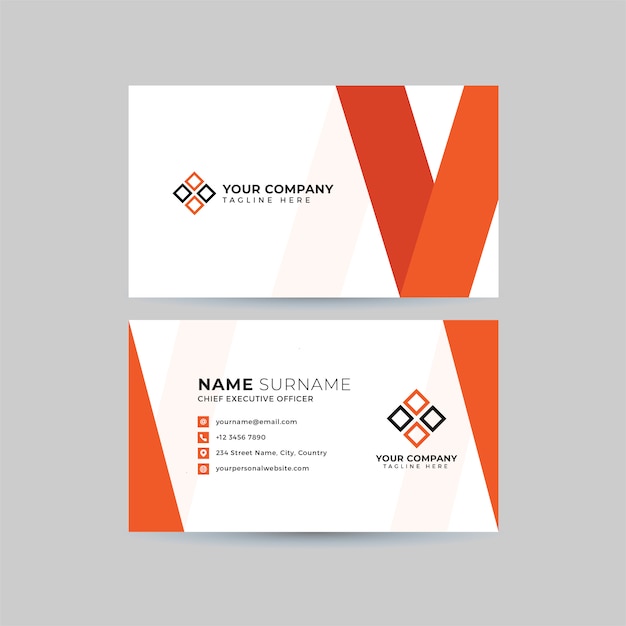 Professional Business Card  Template Set