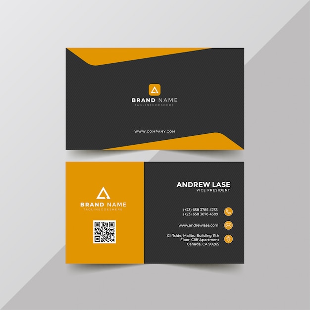 Professional business card template