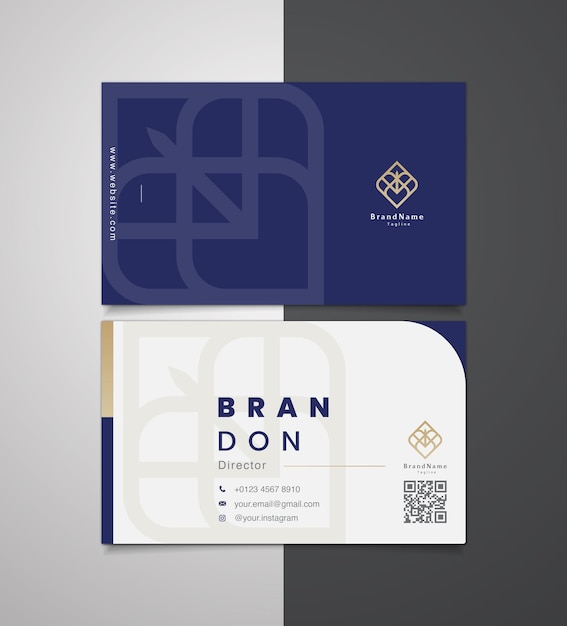 Professional business card template