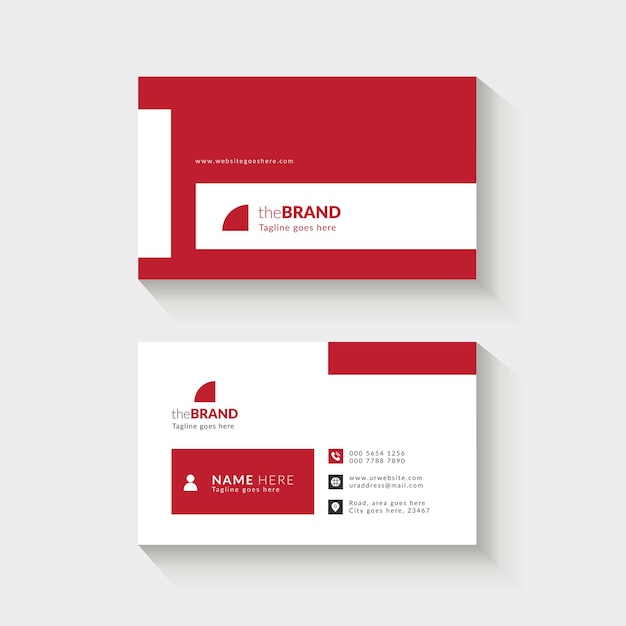 Professional business card template