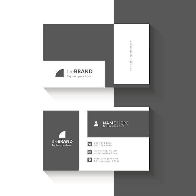 Professional business card template