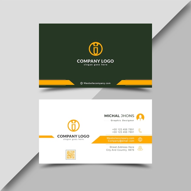 Professional business card template