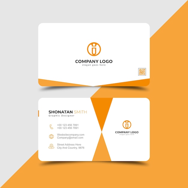 Professional business card template