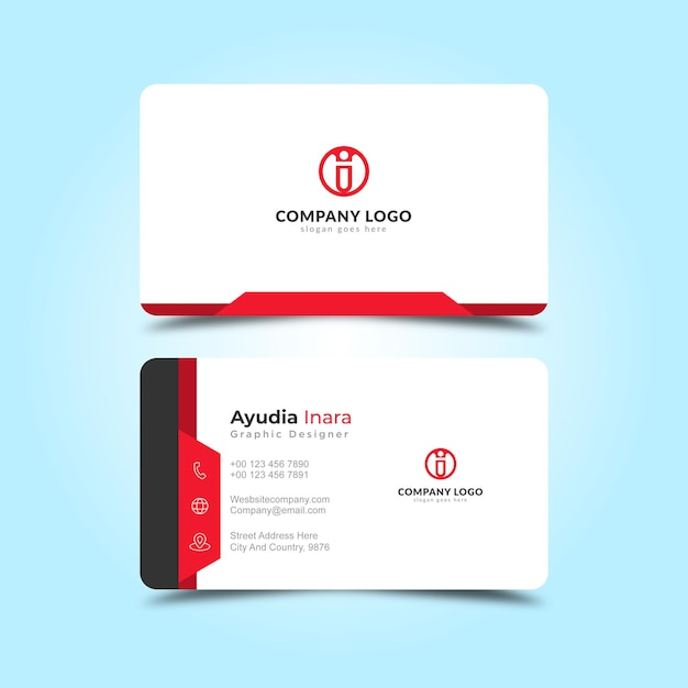 Professional business card template