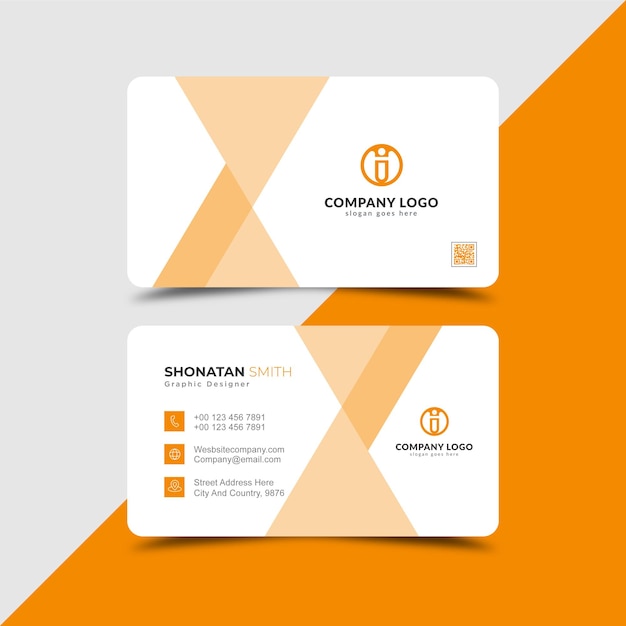 Professional business card template