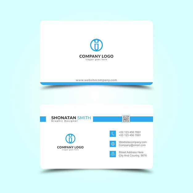 Professional business card template