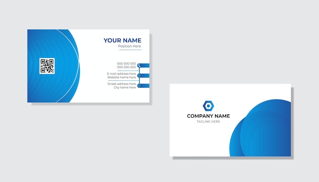 Professional business card template