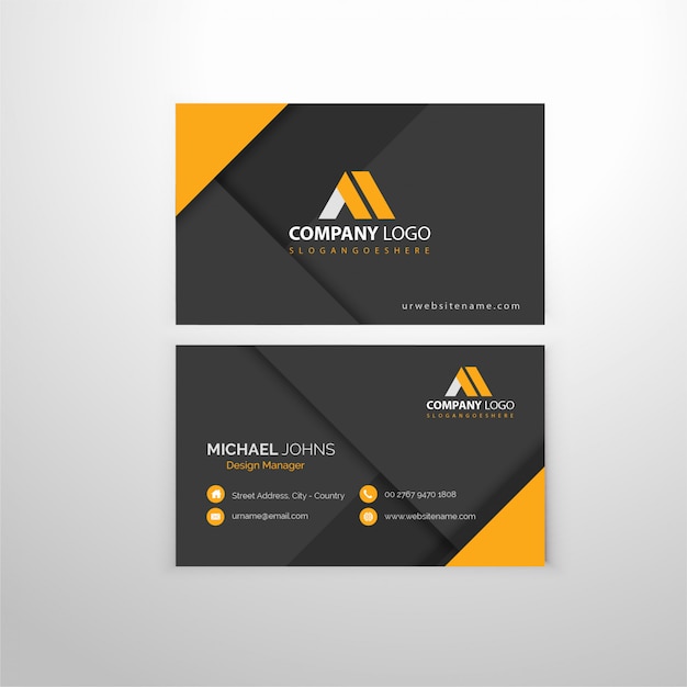 Professional business card